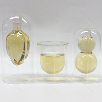 Bouteille diffuseur à roseaux en verre transparent à double paroi, vide, 80ml, 140ml, 170ml, pour diffuseur à roseaux - Vente en gros