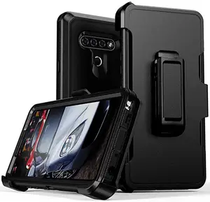 Defender Case Voor <span class=keywords><strong>Lg</strong></span> <span class=keywords><strong>Stylo</strong></span> 6 5 Heavy Duty Hard Shockproof Armor Protector Case Cover Met Riemclip <span class=keywords><strong>Holster</strong></span> - Product Image 1