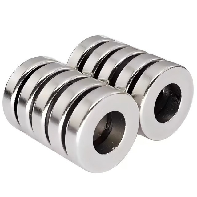 Custom Super Strong Magnet Rare Earth Magnetic Materials Axial Magnetization Large Neodymium Ring Magnets for Speaker Motor