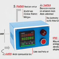 Testeur de longueur de fil numérique haute précision JK76 avec affichage LED 220V AC pour le déroulement textile