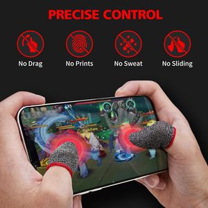 2 paires de manchons de doigt pour jeux mobiles, parfaits pour une glisse tactile, accessoires pour téléphone, pour joueurs professionnels - Product Image 2