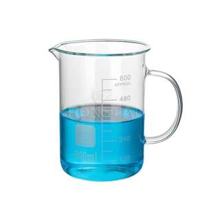 रोंगताई <span class=keywords><strong>250</strong></span> मिलीलीटर बोरोसिलिकेट ग्लास बीकर चीन वितरक 1101-2 500 मिली कम रूप ग्लास बीकर त्रिकोण बीकर - Product Image 4