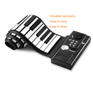 Mini <span class=keywords><strong>piano</strong></span> musical jouet, <span class=keywords><strong>meilleur</strong></span> cadeau, clavier de <span class=keywords><strong>piano</strong></span> électrique pliable en silicone <span class=keywords><strong>pour</strong></span> débutant - Product Image 5