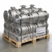 Válvula de Bola con Brida de Acero Inoxidable de 2 Piezas, ANSI 150, Resistente al Fuego, Alta Presión, Certificación CE, para Sistemas de Aceite, Gas y Agua, Directo de Fábrica