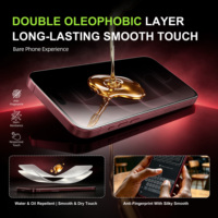 Protection d'Écran en Verre Trempé Anti-Espion XGorilla pour iPhone 17 Pro Max/16/15 13xr, Ultra-Mince HD, Anti-Poussière, Installation Facile