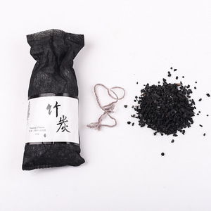 ถุงถ่านไม้ไผ่ 80 กรัม สำหรับแขวนในรถยนต์ ช่วยกำจัดกลิ่น - Product Image 2