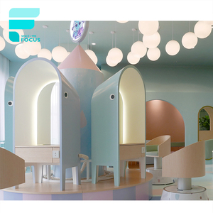Diseño elegante para salón de peluquería de niños, equipo de peluquería para niños, muebles de barbería, personalización - Product Image 3