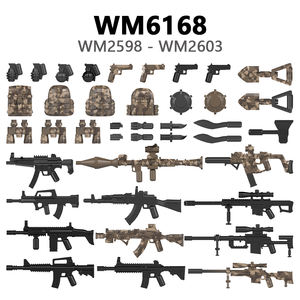 WM6169 ingegnere cecchino <span class=keywords><strong>Commando</strong></span> capo squadra Scout MilitaryCollect plastica educativi Mini blocchi di costruzione per bambini giocattoli regalo - Product Image 6