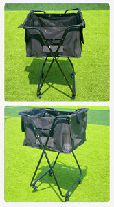 Promotie-aanbieding: Draagbare opvouwbare opbergwagen voor het verzamelen van ballen, grote capaciteit, kleine wagen - Product Image 4