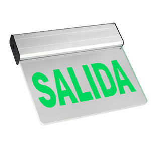 Señal de <span class=keywords><strong>Salida</strong></span> LED DF-3G <span class=keywords><strong>SALIDA</strong></span>, Luz de Emergencia en Español con Letras Blancas, Respaldo de Batería de 1.5 Horas - Product Image 5