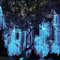 Lumière d'arbre à fibres optiques LED imperméable IP65 pour extérieur, Noël, Avatar, paysage coloré, lampe d'arbre