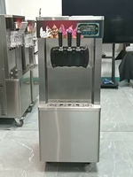 EJIN Machine à crème glacée molle à 5 saveurs mélangées Machine de fabrication de crème glacée au yaourt glacé Machine à crème glacée à sundae de table