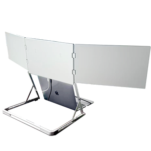 Monitor Triple con Pantalla Plateada TriCreate de 15.6 Pulgadas FHD USB-C, Extensor de Pantalla IPS, Monitor Portátil para Laptop, para Negocios y Juegos - Product Image 4