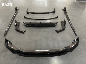Kit Carrozzeria per <span class=keywords><strong>BMW</strong></span> <span class=keywords><strong>X5</strong></span> G05 2019-2022: <span class=keywords><strong>Paraurti</strong></span> Nero Lucido, Labbro Anteriore, Diffusore Posteriore, Minigonne Laterali e Spoiler - Product Image 2