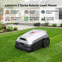 Robot tondeuse Lawnova sans fil, auto-mapping, vision NRTK, tondeuse électrique pour pentes jusqu'à 45%