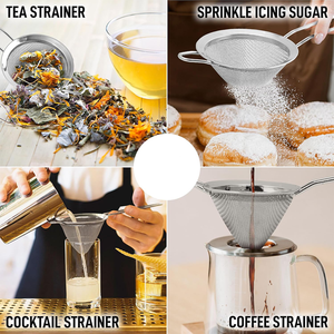 Premium-Qualität Werks <span class=keywords><strong>filter</strong></span> Cocktail Sieb Edelstahl Mesh Sieb Konische Lebensmittel Lose Tee <span class=keywords><strong>Filter</strong></span> Tee siebe - Product Image 4