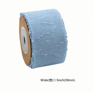 Nouvel arrivage : Ruban en maille suisse ajouré de 3,8 cm pour bordure de voile de mariée et de voile facial, 10 yards/rouleau - Product Image 2