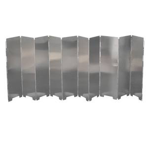 Pare-vent pliable en alliage d'aluminium pour réchaud de camping extérieur, protection anti-vent portable pour brûleur de réchaud - Product Image 1