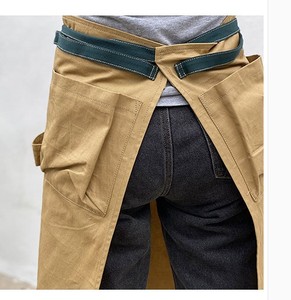 Thiết kế thời trang đa túi bông vải nửa eo khe phong cách tạp dề - Product Image 2