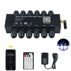 3W Blanc Couleur 12LEDS Meteor/App Control Fiber Optic illuminator Car Roof Starry Sky LED Light Engine avec APP Controller/Remote - Product Image 3