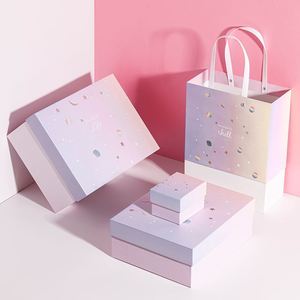 Cajas de regalo Quan Wei, caja de cartón personalizada con tapa para regalos y vino, 250 g/m² - Product Image 1