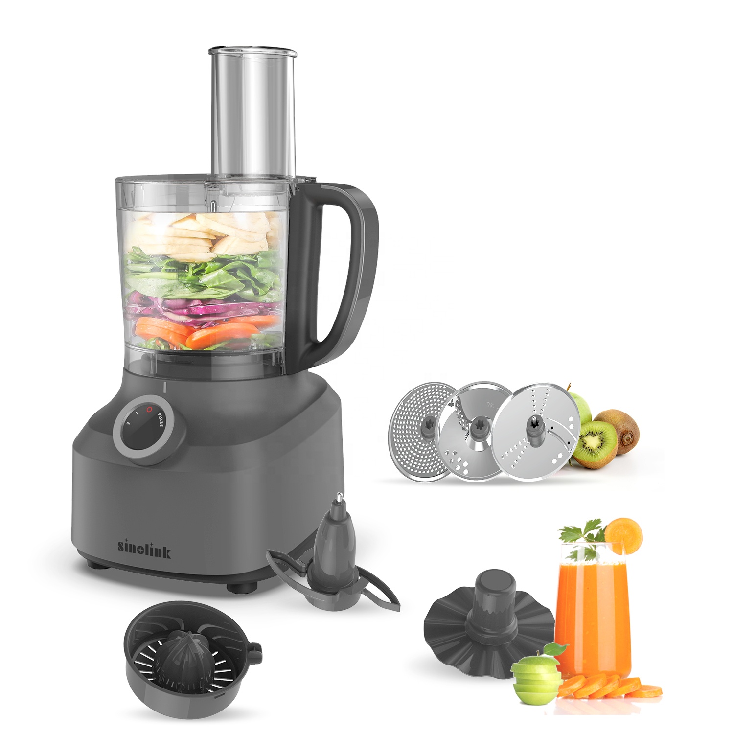 All in One 400W Hochgeschwindigkeits-Multifunktions-Baby mixer Chopper Reibe und Schneebesen für Eier und Cream Food Processor