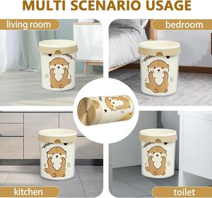 Bolsas de Basura con Cordón Impresas Personalizadas, Material PE, Desechables, Reciclables, Estilo Moderno, Resistentes a Desgarros, Control de Olores - Product Image 4