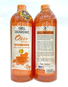 Gel Douche Exfoliant VITAMINE E en Gros et en Stock, au Collagène et à la Rose, Nettoyant et Éclaircissant - Product Image 5