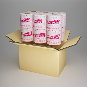 กระดาษชำระแบบม้วน ผลิตตามสั่ง ขายส่ง พิมพ์โลโก้ได้ ผลิตจากเยื่อไผ่ นุ่ม เป็นมิตรกับสิ่งแวดล้อม แกนกระดาษแบบนิ่ม เป็นมิตรกับสิ่งแวดล้อม - Product Image 1