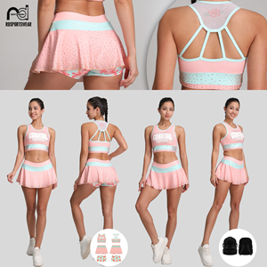 Ropa de Práctica para Animadoras, Uniforme de Animadora, Chándal de Calentamiento, Impresión por Sublimación, Uniforme de Animadoras - Product Image 5