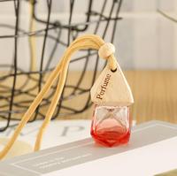 Flacon de parfum en verre à suspendre pour voiture, bouteille de parfum, désodorisant, diffuseur d'huiles essentielles, 8ml, pièces