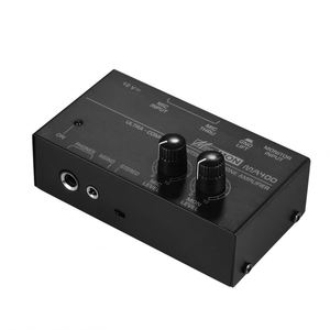 Ultra Compact Monitor Earphone Amplifier Amp With <b>XLR</b> <b>Microphone</b> Input 6.35mm Monitor Input 6.35mm & 3.5mm Headphone - Product Image 6
