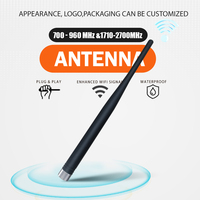 Antena de Comunicación RF Omnidireccional de 700-2700MHz, Antena 4G LTE de Banda Completa, Antena de Goma Tipo Pato