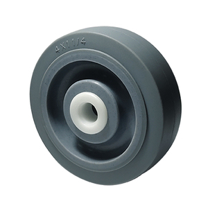Nicht markieren des graues Gummi profil auf Kunststoff kern rädern Nachlauf Hochleistungs-weiches rundes Laufrad 4 5 <span class=keywords><strong>6</strong></span> 8 Zoll - Product Image 2
