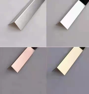 Profilés d'angle en <span class=keywords><strong>acier</strong></span> inoxydable 304 pour carrelage, 90 degrés, couleur or, forme en L, design moderne, pour murs d'hôtel, longueur personnalisable - Product Image 5