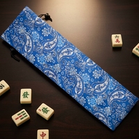 Housse de protection pour règle de Mahjong, sac de rangement grande capacité, portable pour les voyages et la maison, accessoire de jeu de Mahjong – Vente chaude