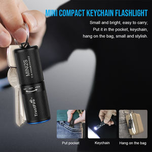 Суперминиатюрный светодиодный фонарик, ультраяркий, водонепроницаемый IP68, перезаряжаемый, с зарядкой через USB, из алюминиевого сплава, с креплением на ключи, для использования на улице и в экстренных ситуациях - Product Image 5