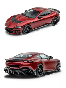 FORFerrari Roma Body Kit Roma aggiornato in stile Masy in fibra di carbonio con labbro anteriore gonna laterale con cappuccio Spoiler - Product Image 6