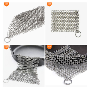 Estropajo de malla de acero inoxidable 316L para limpieza de vajillas, anillos de malla duraderos - Product Image 6