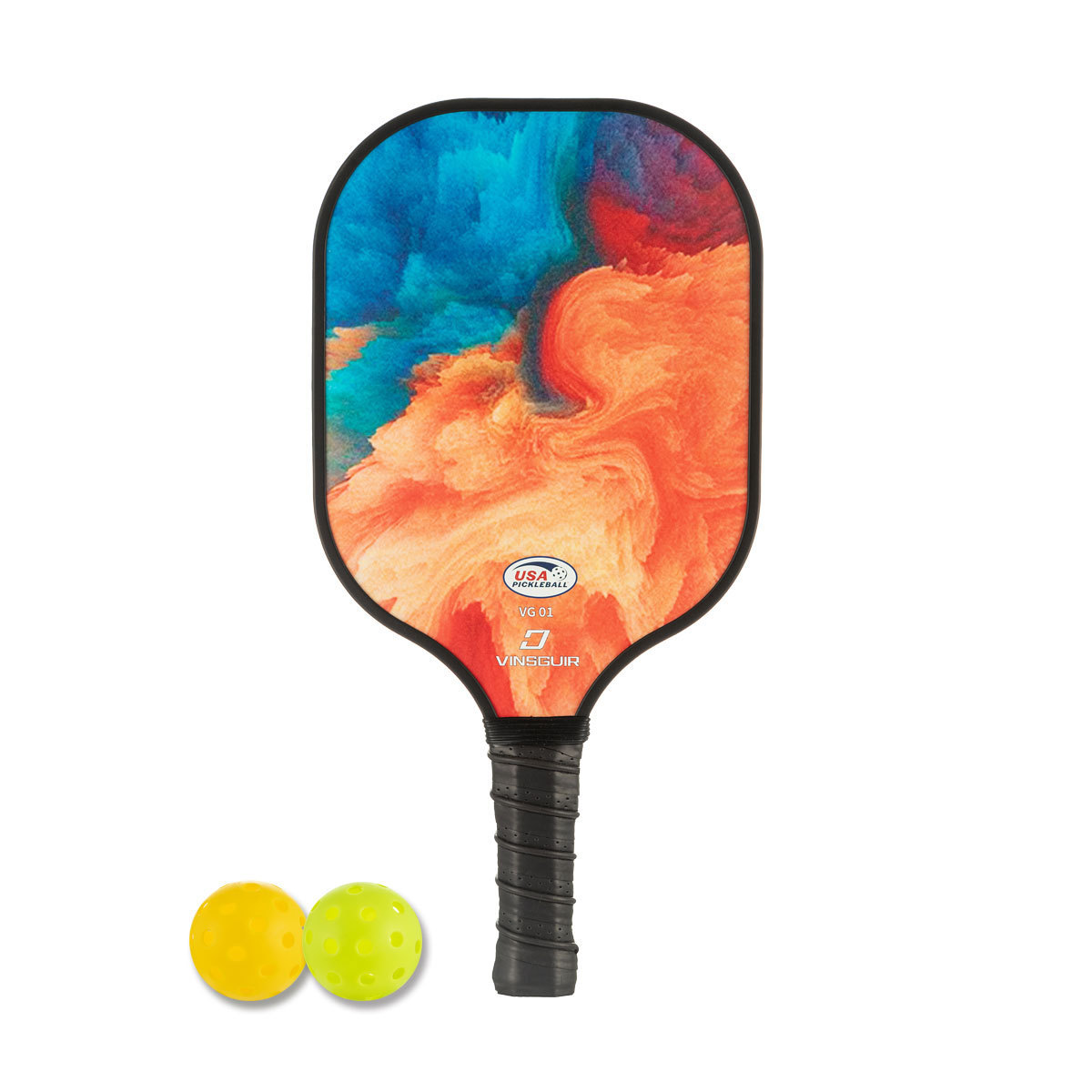 Factory Direct High Quality Leisure Beach Pickleball Racket Set 16mm Thickness Custom Logo Durable Cross-Border Hot Item Stock