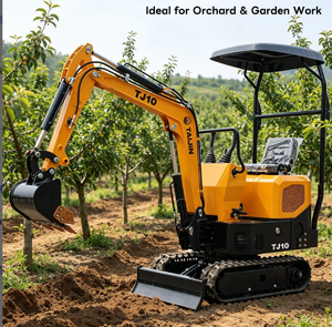 TAIJIN TJ10 1 Ton Enhanced Mini Excavator for Farm Garden Indoor Construction & Landscaping with Powerful Performance - Product Image 5