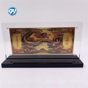 Billete de Banco de PET de Doble Cara con Diseño de Dragón del Zodiaco Chino y Motivo de <span class=keywords><strong>Diez</strong></span> Billones de Trillones de Dinero, Artículo de Colección Artístico - Product Image 2