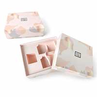 Boîte cadeau de luxe à couvercle et base rigides en carton recyclable conforme à la norme EU PPWR, emballage écologique pour cosmétiques, bijoux et cadeaux