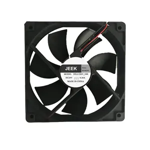JEEK 12025 120*120*25MM 120mm 24V 12 volt 0.38A 3100RPM 114CFM DC brushless table fan computer cooling extractor industrial fan