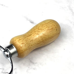 Molde de Aleación de Zinc para Galletas, Utensilio de Cocina, <span class=keywords><strong>Prensa</strong></span> para Bordear Masa de Dumplings, Cortador de Tartas con Mango de Madera y Forma Irregular - Product Image 4