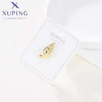 5718 Bijoux XUPING Pendentif Breloque Coquillage Conque Poli Miroir Spirale Océanique Accessoire de Fabrication de Bijoux DIY