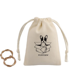 Sacs à poussière en satin blanc avec cordon de serrage, en soie et coton, grand format, de luxe, personnalisables avec logo, pour l'emballage de chaussures, vente en gros - Product Image 1