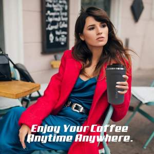 Vaso Térmico de Doble Aislamiento al Vacío de 500 ml, Botella de Agua Inteligente de Acero Inoxidable, Taza de Café con Tapa con Indicador de Temperatura LED - Product Image 5