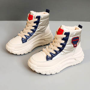 Botas de nieve de algodón de invierno Recién llegado Grueso Suave Térmico Fácil de combinar Tobillo y botín con calcetín corto con forro polar - Product Image 6