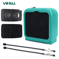 Extracteur de fumées de soudure YIHUA 948DQ-V avec pince flexible et système de double filtration
